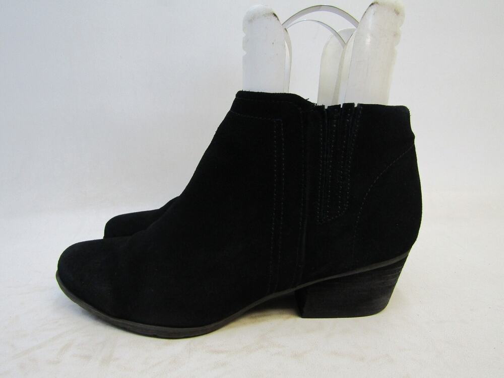 Blondo Womens Size 10 M Black Suede Ankle Fashion Boots Booties